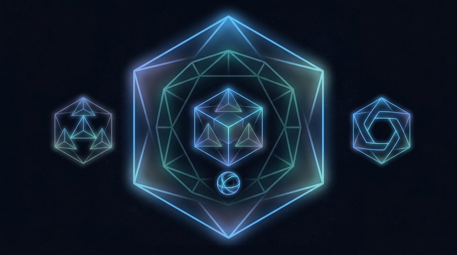 Diagram of the five IDA dark sky designation types as geometric icons on dark background
