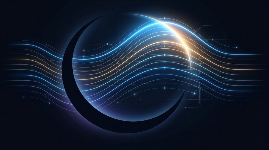 Photoperiod length chart across Nordic latitudes from Stockholm to Tromsø showing polar night and midnight sun